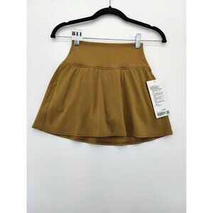 Lululemon Women's Align High Rise Brown Skirt With Short Size 4 US